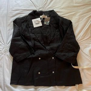 Vita Grace Diana Double Breasted Blouse